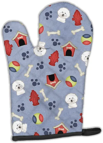 Miniatura 41 de Caroline's Treasures BB4020OVMT Dog House Collection Border Collie - Guante de horno grueso resistente al calor para sartenes calientes y horno