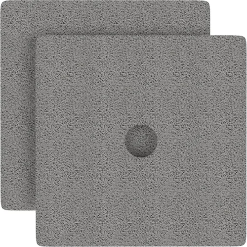 Miniatura 24 de HITSLAM - Tapete cuadrado para ducha, de 24 x 24 pulgadas, tapete de baño antideslizante para bañera, tapetes de baño de alcachofa de PVC suave