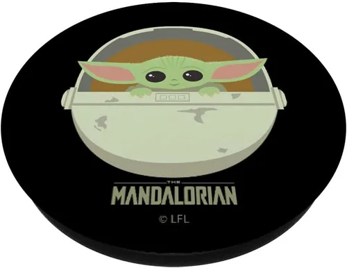 Miniatura 2 de Star Wars The Mandalorian El Niño Lindo Cuna PopSockets PopSockets PopGrip: Agarre intercambiable para teléfonos y tabletas