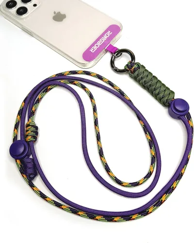Miniatura 7 de Cordones para teléfono celular alrededor del cuello, cordón de muñeca para llaves, cordones para insignias de identificación, cordón ajustable