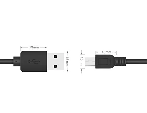 Miniatura 2 de MaxLLTo - Cable de transferencia y cargador 2 en 1 para cámara USB IFC-300PCU, IFC-300PCU/S, Canon ZR200 ZR850 ZR600 ZR830