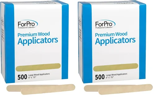 Miniatura 8 de ForPro Professional Collection Aplicadores de madera premium, no estériles, barras de depilación para depilación, grandes, 6 pulgadas de largo x
