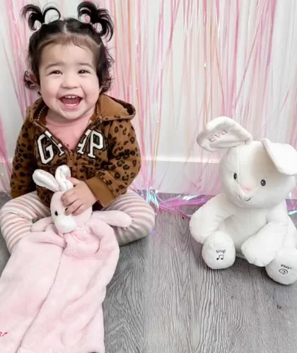 Miniatura 3 de DIBSIES Peluche Animado Personalizado Peek A Boo (Conejo Peek A Boo)