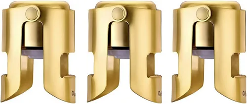 Miniatura 9 de OWO Tapones para botellas de champán de acero inoxidable, corcho de champán reutilizable y tapón ahorrador, Prosecco a prueba de fugas y tapón