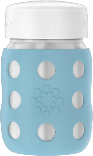 Miniatura 11 de Lifefactory Biberón de cuello ancho aislado al vacío de acero inoxidable de 8 onzas con pezón para sorber, melón, LS2251WCA4 Cantaloupe