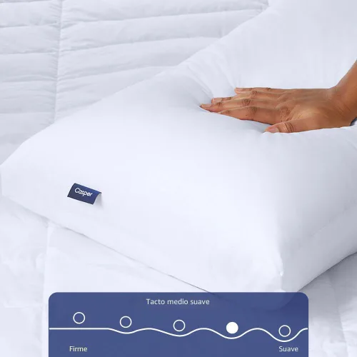 Miniatura 3 de Casper - Almohada original para dormir, tamaño King, color blanco, paquete de dos