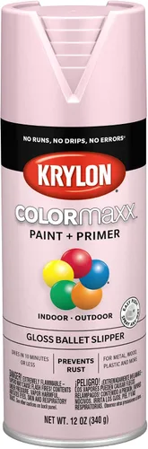 Miniatura 89 de Krylon K05599007 COLORmaxx Pintura en aerosol y base para uso en interiores y exteriores, color gris brillante para maquinaria, 12 onzas