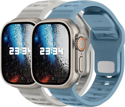 Miniatura 22 de UC1 Banda para Apple Watch para Mujeres y Hombres Se Ultra 2 de 40mm 44mm 46mm 42mm 45mm 41mm 38mm 49mm Series 10 9 8 7 6 5 4 3 iWatch Correa