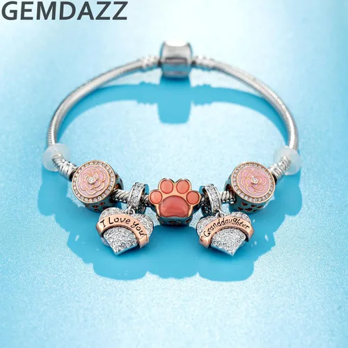Miniatura 4 de Abalorio de plata de ley 925 para madre, padre, hija, hijo, hermana, nana, esposa, marido, abuela, amiga, madrina, hija, ahijada, cuentas