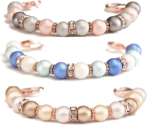 Miniatura 14 de Pulsera de alerta médica de oro rosa, pulsera médica de repuesto intercambiable de identificación médica, etiqueta de identificación no incluida