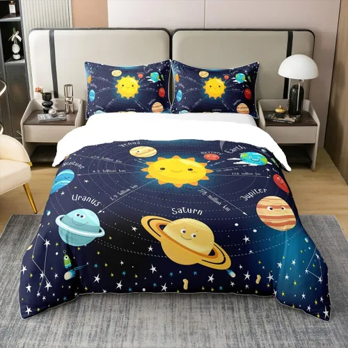 Miniatura 22 de Funda de edredón de pingüino de algodón puro completa kawaii funda de edredón de pingüino antártico juego de ropa de cama de animales para niños