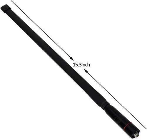 Miniatura 3 de HYS Antena SMA hembra 15.3 pulgadas plegable doble banda UV VHF/UHF 144/430Mhz CS Tactics Antenas para Kenwood TYT BAOFENG UV-82 UV-B5 GT-3 BF-F8HP