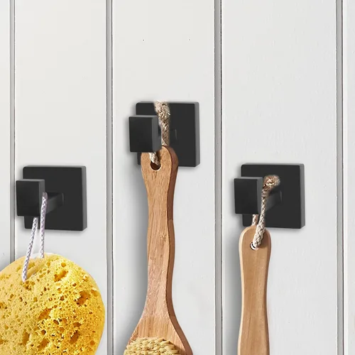 Miniatura 5 de IBosins Paquete de 16 Ganchos para Toallas Soporte para Toallas de Mano para Baño Pared Sala de Estar Dormitorio Cocina Armario Gancho Colgador