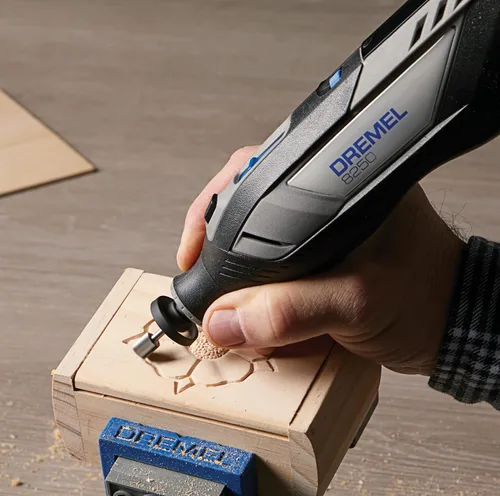Miniatura 10 de Dremel 8250-5 Herramienta rotativa inalámbrica de velocidad variable de iones de litio de 12V con motor sin escobillas - 5 accesorios