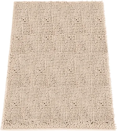 Miniatura 36 de Alfombra absorbente para perros para patas sucias, 120" x 36" alfombras de chenilla para interiores para la entrada, alfombra antideslizante lavable