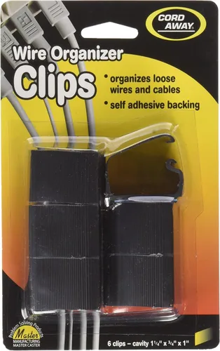 Miniatura 3 de Clips de alambre autoadhesivos, paquete de 6, 2 paquetes