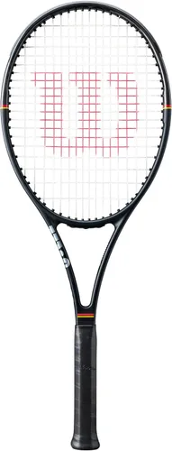Wilson Pro Staff 97 - Raquetas clásicas de tenis para adultos, ensartadas con Sensation 16 Natural a media tensión de rango