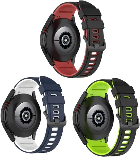 Miniatura 22 de Senter Correa de repuesto de goma suave de liberación rápida para Samsung Galaxy Watch4 de 40/1.732 in, Watch4 Classic de 1.654 in/1.811 in Smart