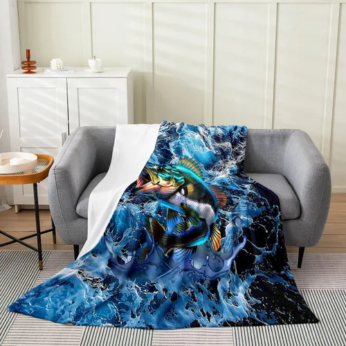 Miniatura 25 de Erosebridal Hammerhead Shark Flannel Blanket 40x50 Marine Life Fuzzy Plush Throw for Sofa Couch Hammerhead Shark Lover Gifts Ocean Sealife Fleece