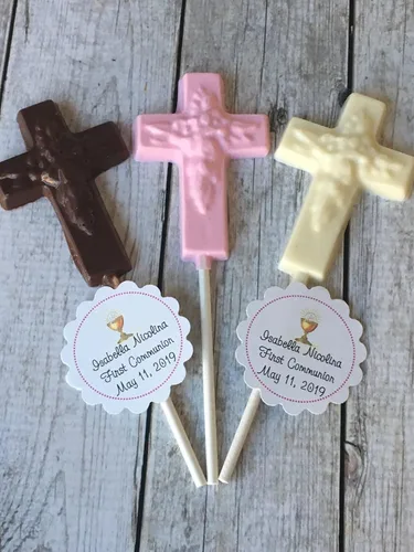 Miniatura 2 de Molde Cruz Lollipop Chocolate Candy Religious 426