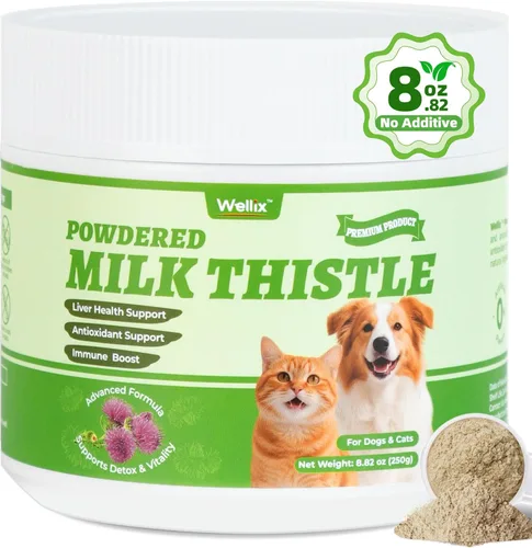 Miniatura 8 de Wellix 7.05 onzas de arándano en polvo para gatos y perros, riñón, vejiga, suplemento urinario para gatos, rico en D-manosa, raíz de malvavisco