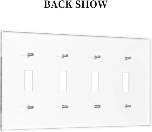 Miniatura 339 de Placa Decorativa de Pared de Granja Rústica con Cuerno de Madera para Puerta de Granero 1 Banda Duplex Cubiertas de Toma Eléctrica Soltera