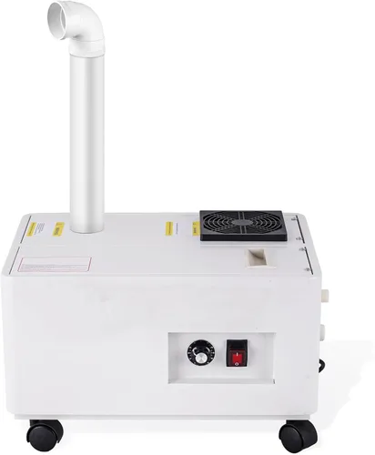 Humidificador frío de 101.4 fl oz/hora de grado comercial, tanque de agua de llenado automático y carcasa de acero inoxidable - Humidificador