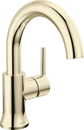 Miniatura 17 de Delta Faucet Trinsic Grifo de Baño de Un Solo Orificio, Grifo de Lavabo de Baño Dorado, Grifo de Baño de Una Sola Manija, Tecnología Diamond Seal