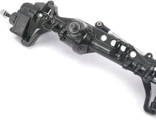 Miniatura 3 de Eje Portal de aleación de aluminio Eje delantero completo para Axial SCX10 III AXI03007 1/10 RC Crawler Upgrades (negro, delantero)