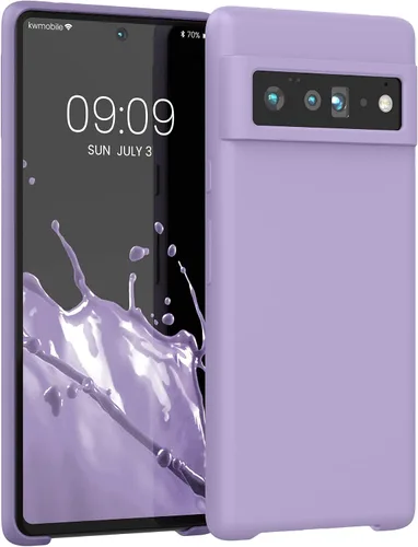 Miniatura 375 de kwmobile Funda Compatible con Google Pixel 6 Pro - Funda de Teléfono de Silicona TPU con Acabado Suave - Azul Caribe