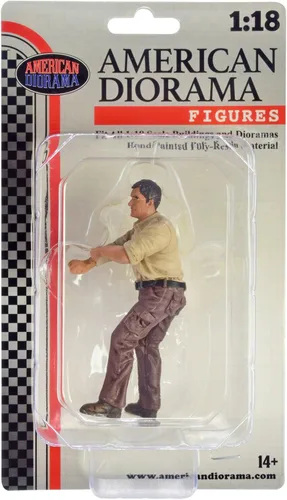 Miniatura 4 de Mecánico 4X4 Figura 3 para modelos a escala 1/18 por American Diorama