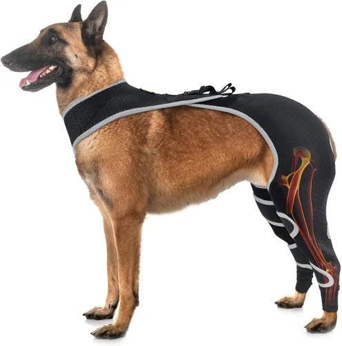 Miniatura 11 de Codera para perro y pierna delantera para perro para dejar de lamer, protector de codo de perro y coderas de higroma para perros, mangas