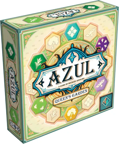 Miniatura 6 de Asmodee Azul Queen's Garden Juego de mesa - Crea un Paraíso Real, Juego de colocación de azulejos de mosaico y estrategia para niños y adultos, A