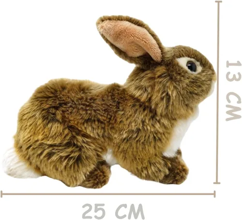 Miniatura 3 de TigerHart Brigid The Brown Rabbit - Conejito de peluche de 10 pulgadas