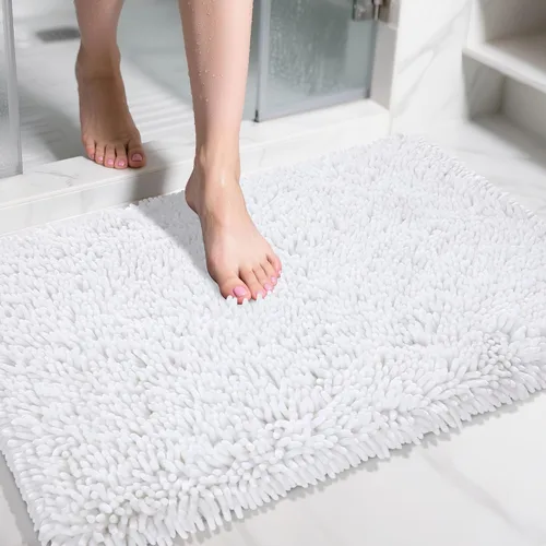 Miniatura 48 de Yimobra - Alfombra grande para baño antideslizante de 36x24 pulgadas, extra gruesa y suave, absorbente de felpilla, alfombras de baño lavables a