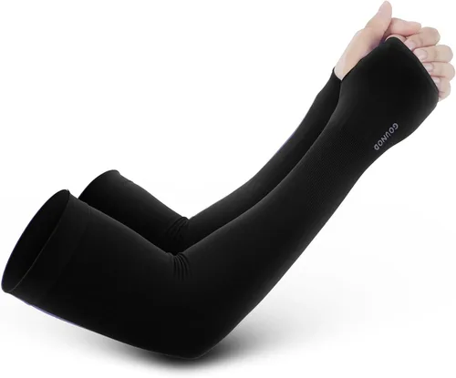 GOUNOD Mangas de enfriamiento con protección solar para los brazos con orificios para el pulgar, jardinería, deportes al aire libre, entrenamiento,