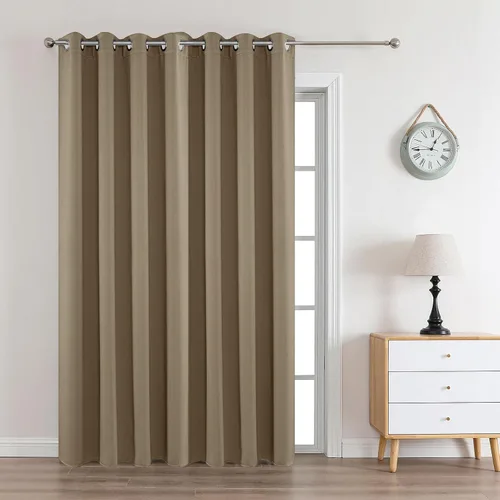 Miniatura 80 de Joydeco - Juego de 2 paneles de cortinas opacas de 63 pulgadas, 2 cortinas largas con aislamiento térmico burg, cortinas de oscurecimiento