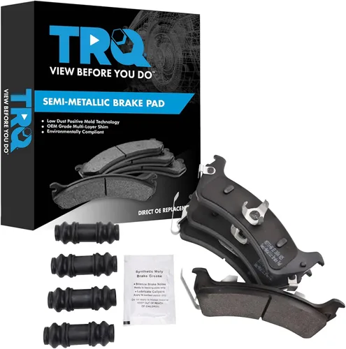 Miniatura 85 de TRQ Pastillas de freno delanteras semi metálicas compatibles con Ford Expedition 2018-2021 F-150 2018-2020 Lincoln Navigator 2018-2022