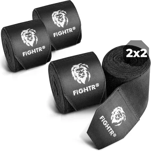FIGHTR® Vendas de boxeo de 160 pulgadas semielásticas con lazo para el pulgar para boxeo, artes marciales, artes marciales y marciales