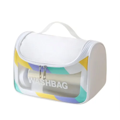 Miniatura 10 de LEJN Neceser Bolsa de viaje Bolsa de maquillaje resistente al agua Bolsa de cosméticos Organizador de viaje Contenedor de tamaño completo Artículos