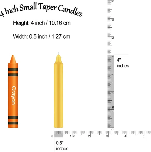 Miniatura 2 de Tobeape Paquete de 24 velas de hechizos de colores surtidos, mini velas cónicas de bruja mágica de 4 pulgadas a granel para rituales/brujería/altar