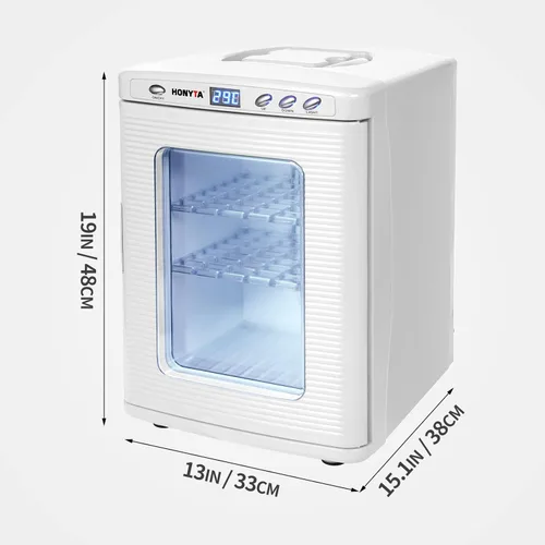 Miniatura 3 de RYFT Incubadoras para incubar huevos, incubadora portátil de laboratorio científico de reptiles de 25 L con calefacción y enfriamiento de 41.0 Blanco
