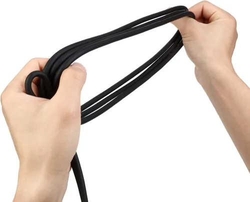 Miniatura 6 de Donner Cable TRS de 6 pies, cable de conexión estéreo equilibrado, resistente, sin zumbido de 1/4 pulgadas, ángulo recto macho a cable recto TRS