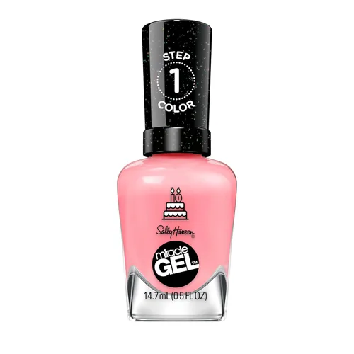 Miniatura 49 de Sally Hansen Miracle Gel Supercharged Pinks Esmalte de uñas Fórmula similar a gel de calidad de salón, sistema de dos pasos, no necesita luz UV