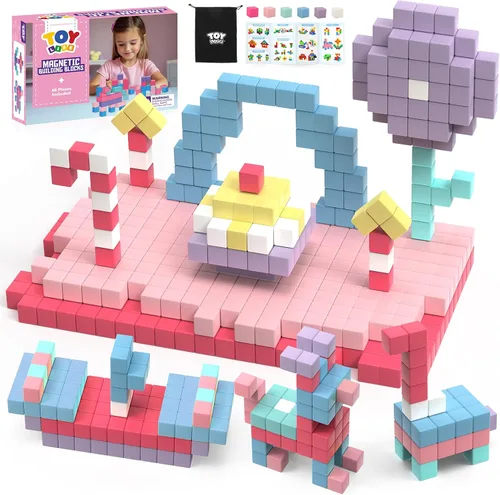 Miniatura 12 de TOY Life 36 piezas de bloques magnéticos para niños de 4 a 8 años, bloques de construcción magnéticos para niños pequeños de 3 a 5 años, juguetes
