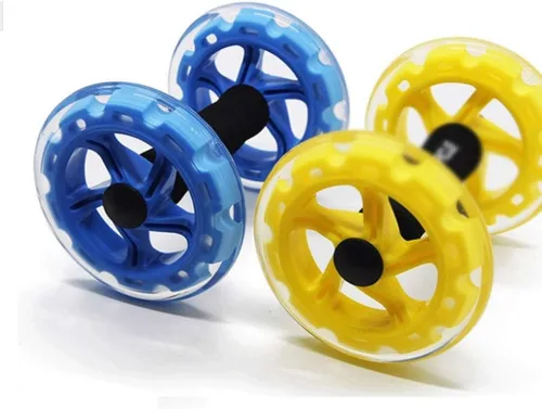 Miniatura 8 de XENITE Core Wheels - Rodillo de entrenamiento de fuerza dinámica y abdominales, juego de 2 ejercicios dinámicos para mejorar la fuerza del núcleo