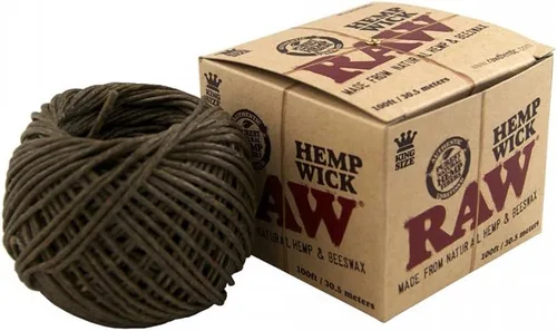 Miniatura 2 de RAW Carrete de hilo de cáñamo - fibra natural de cáñamo y cera de abejas - 100 pies