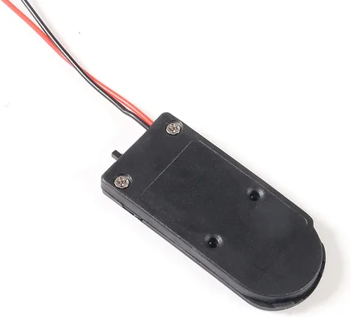 Miniatura 4 de 20 unids CR2032 titular de batería de celda de moneda titular de batería 2X CR2032 titular de batería con interruptor de encendido/apagado Negro