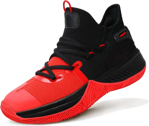 WETIKE - zapatillas de básquetbol antideslizantes para niños y niñas, zapatillas para correr al aire libre (niños pequeñosniños grandes)