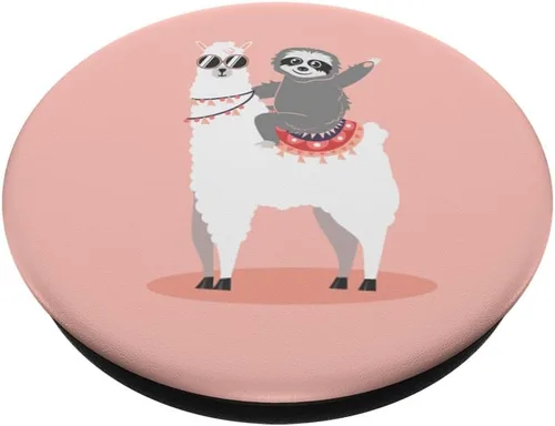 Miniatura 2 de Llama - Agarre para teléfono móvil, diseño de perezoso